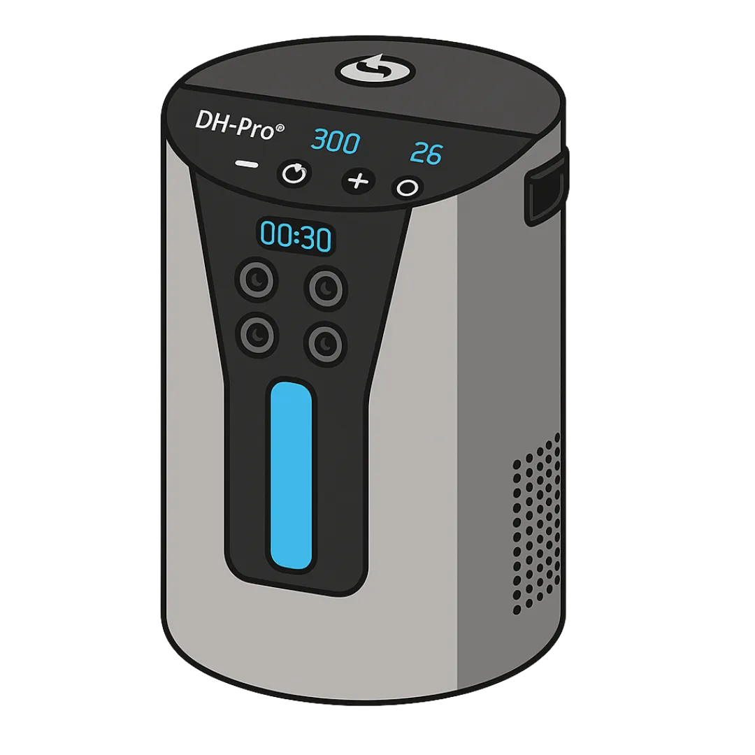 WOO株式会社の水素吸入器「DH-Pro」の製品イラスト