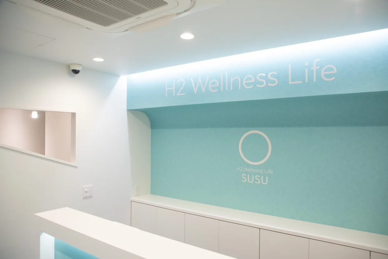福岡県福岡市博多区内で水素吸入ができるサロン「H2 WellneSS Life SUSU」の内装写真