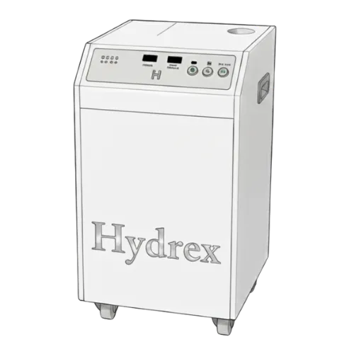 ハイドレックスジャパンの水素吸入器「Hydrex HX90」の製品イラストbyすいかつねっと